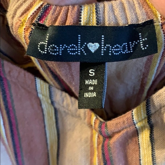 Derek Heart striped jumper size S - Picture 3 of 3